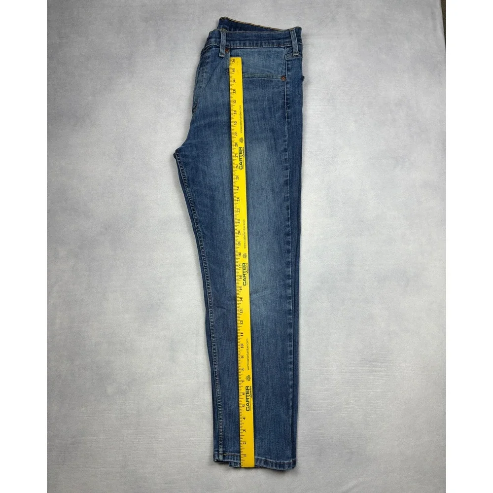 Levis 502‎ Regular Taper Mens Jeans 36x30 Medium Wash Blue Denim 29507-0053